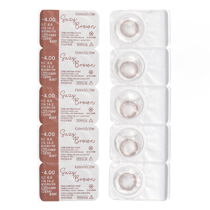 Clalen Iris 1Day Suzy Brown 5pcs x 1 stripProduct Thumbnail