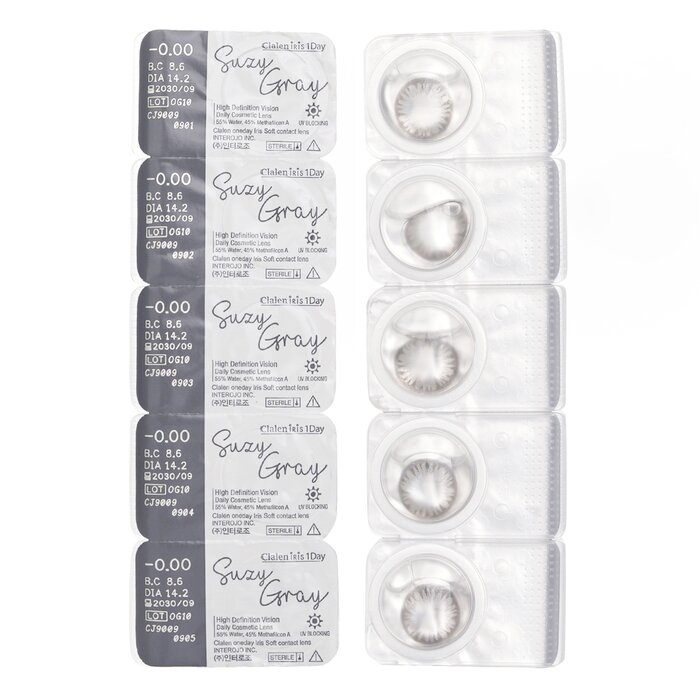 Clalen Iris 1Day Suzy Gray 5pcs x 1 stripProduct Thumbnail