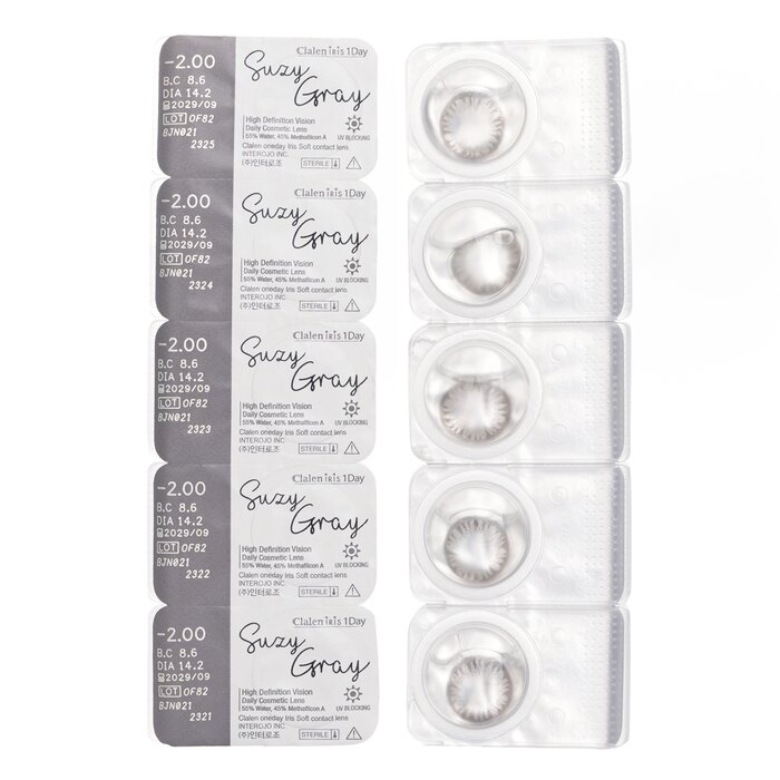 Clalen Iris 1Day Suzy Gray 5pcs x 1 stripProduct Thumbnail