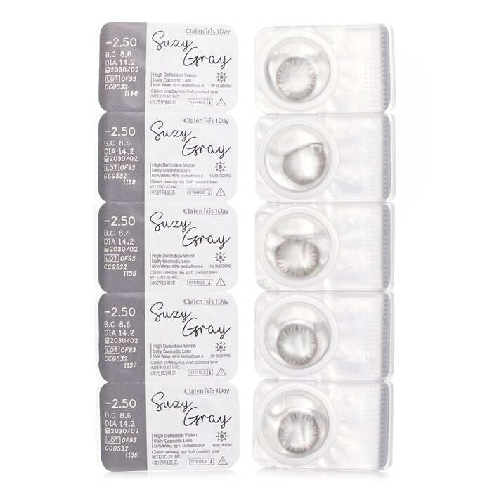 Clalen Iris 1Day Suzy Gray 5pcs x 1 stripProduct Thumbnail