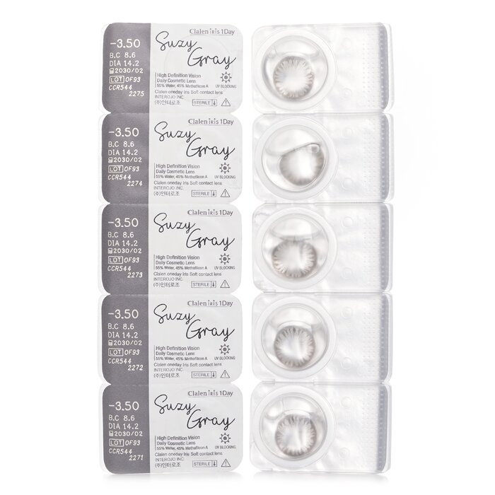 Clalen Iris 1Day Suzy Gray 5pcs x 1 stripProduct Thumbnail