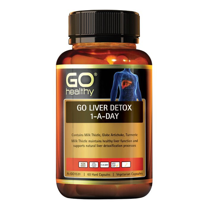 Go Healthy [Authorized Sales Agent] GO Healthy GO Liver Detox 1-A-Day - 60 VegeCapsules 60pcs/boxProduct Thumbnail