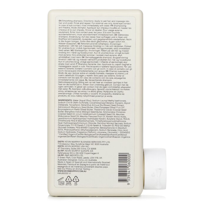 Kevin.Murphy Smooth.Again.Wash (Smoothing Shampoo - For Thick, Coarse Hair) 250ml/8.4ozProduct Thumbnail
