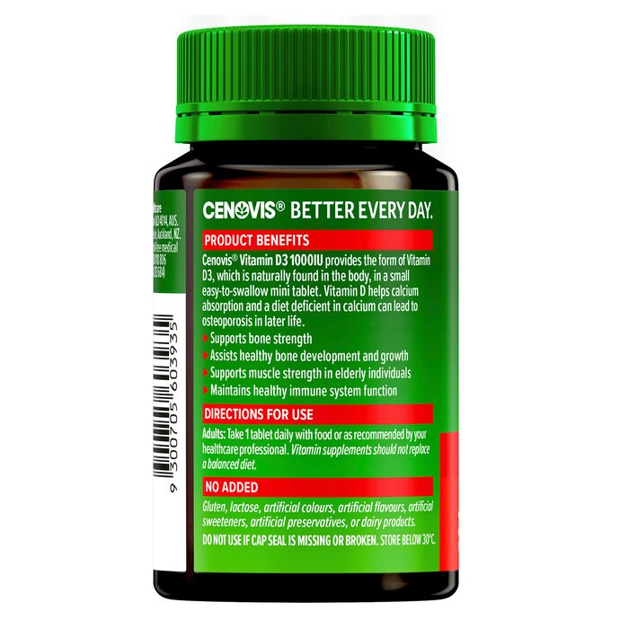 Cenovis [Authorized Sales Agent] Cenovis Calcium VD - 200 Tablets 200pcs/boxProduct Thumbnail