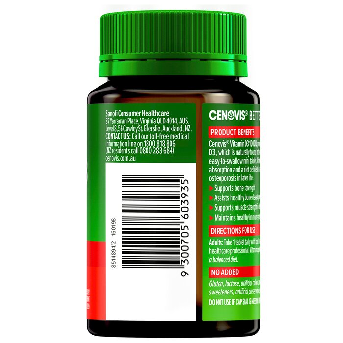 Cenovis [Authorized Sales Agent] Cenovis Calcium VD - 200 Tablets 200pcs/boxProduct Thumbnail