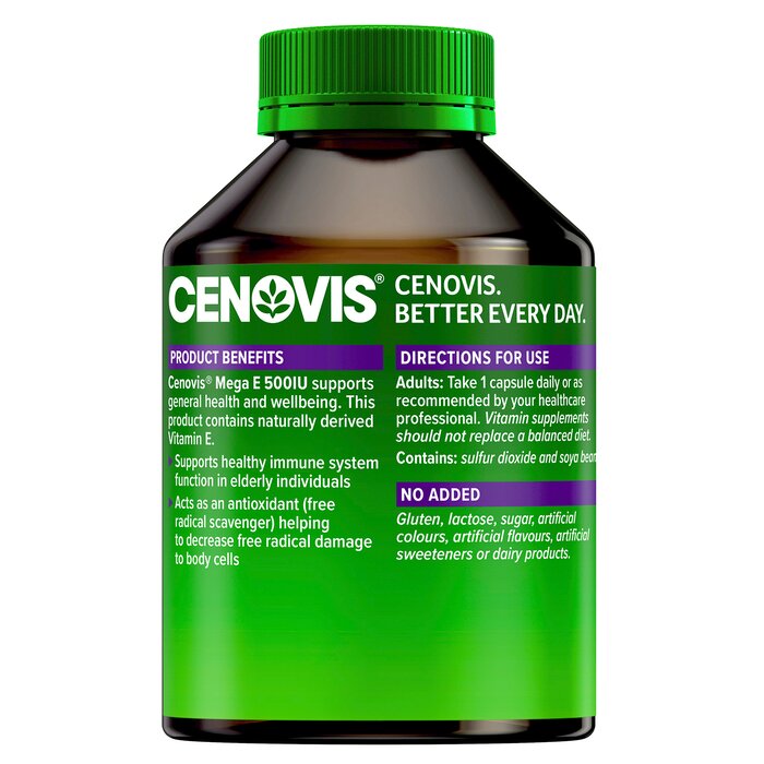 Cenovis [Authorized Sales Agent] Cenovis MEGA E 500mg - 250 Capsules 250pcs/boxProduct Thumbnail