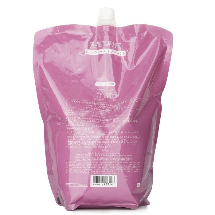 Shiseido Sublimic Luminoforce Treatment Refill (Colored Hair) 1800gProduct Thumbnail