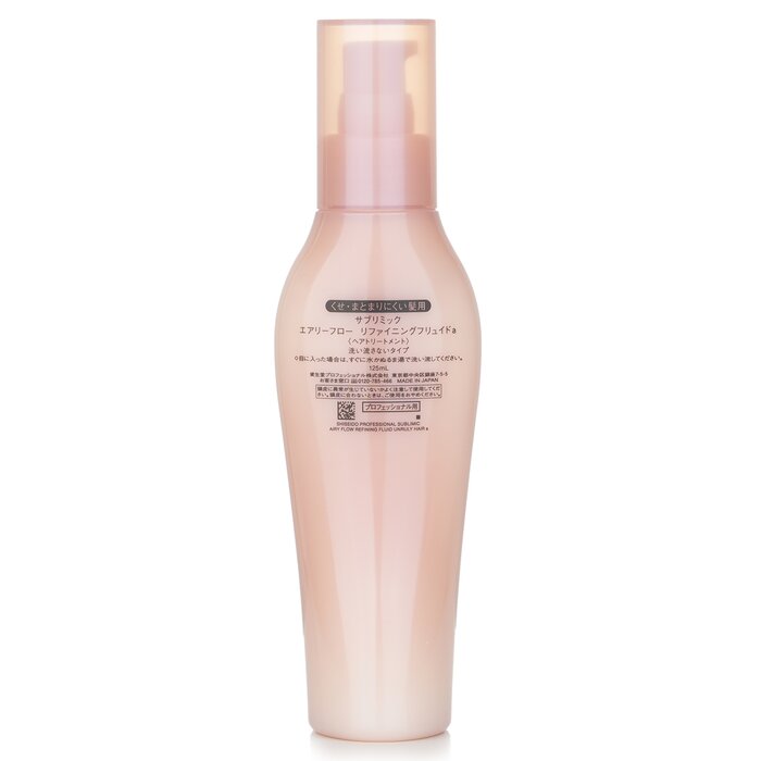 Shiseido Sublimic Airy Flow Refining Fluid (Unruly Hair) 125mlProduct Thumbnail
