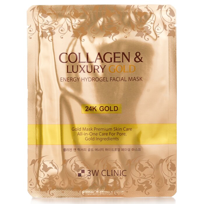 3W Clinic Collagen & Luxury Gold Energy Hydrogel Facial Mask 30g x 5pcsProduct Thumbnail