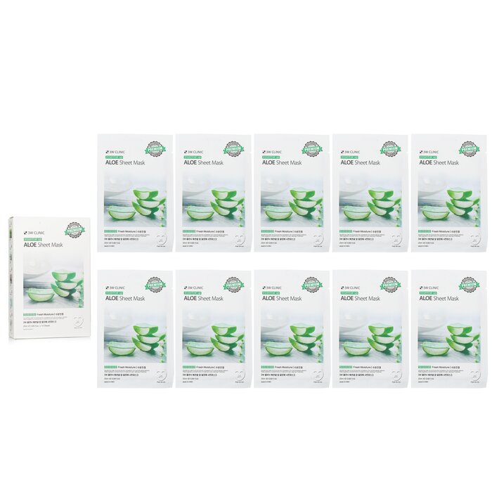 3W Clinic Mask Sheet - Essential Up Aloe 10pcs x 25mlProduct Thumbnail