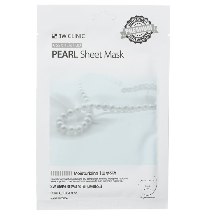 3W Clinic Mask Sheet - Essential Up Pearl 10pcs x 25mlProduct Thumbnail