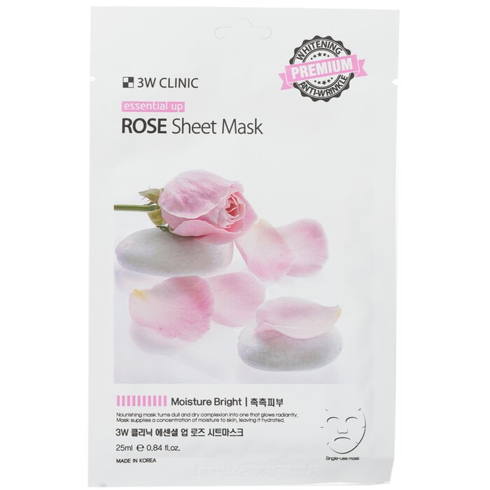 3W Clinic Mask Sheet - Essential Up Rose 10pcs x 25mlProduct Thumbnail