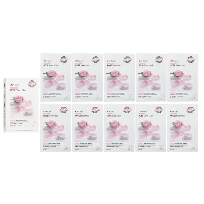3W Clinic Mask Sheet - Essential Up Rose 10pcs x 25mlProduct Thumbnail