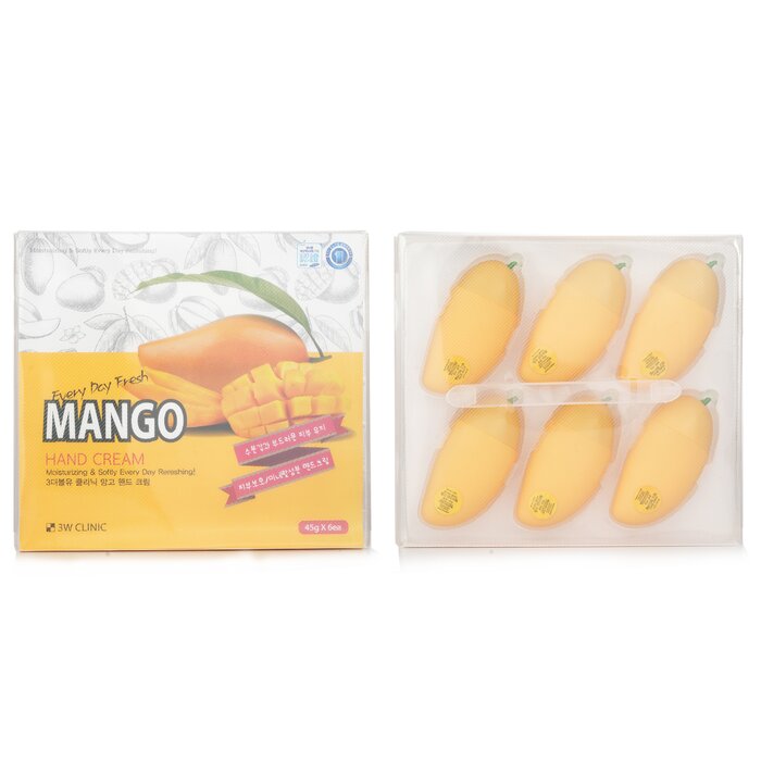 3W Clinic Hand Cream - Mango 45g x 6Product Thumbnail