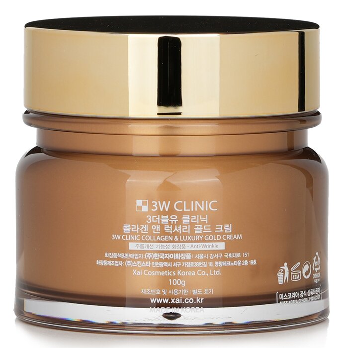 3W Clinic Collagen & Luxury Gold Revitalizing Comfort Gold Cream 100ml/3.53ozProduct Thumbnail