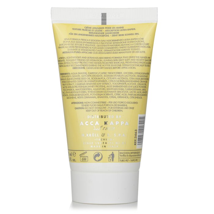 Acca Kappa Green Mandarin Hand Cream 75ml/2.5ozProduct Thumbnail