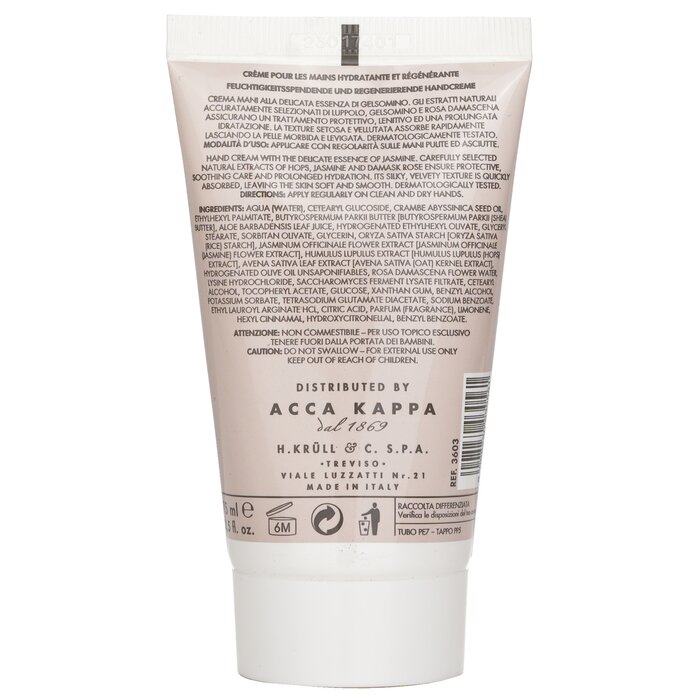 Acca Kappa Jasmine & Water Lily Hand Cream 75ml/2.5ozProduct Thumbnail