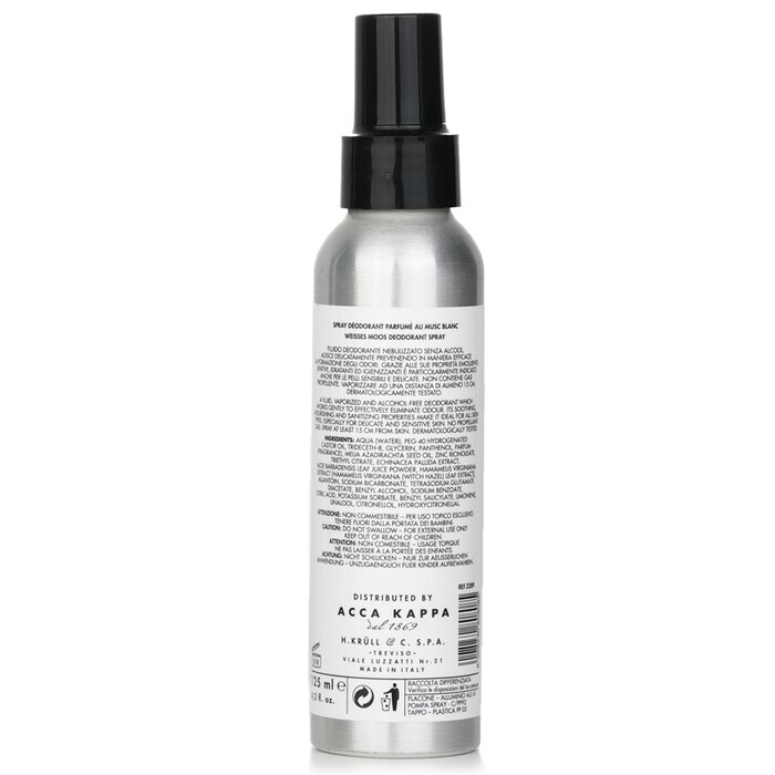 Acca Kappa White Moss Deodorant Spray 125ml/4.2ozProduct Thumbnail
