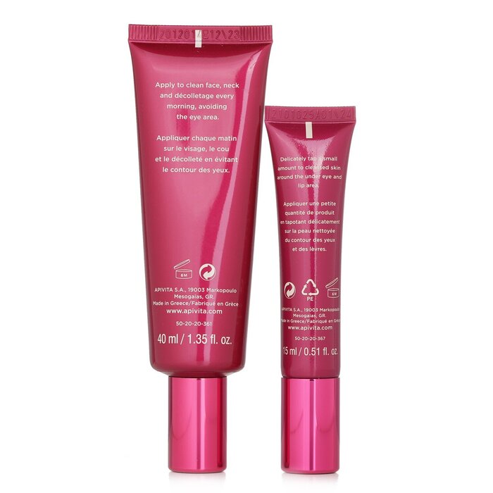 Apivita Wine Elixir Wrinkle Reduction & Firmness Gift Set: Day Cream SPF 30 40ml+ Eye & Lip Cream 15ml 08520 (Exp. Date: 12/2023) 2pcsProduct Thumbnail
