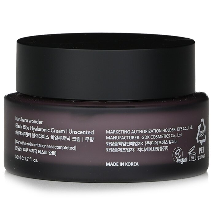 Haruharu Wonder Black Rice Hyaluronic Cream (Unscented) 50ml/1.7ozProduct Thumbnail