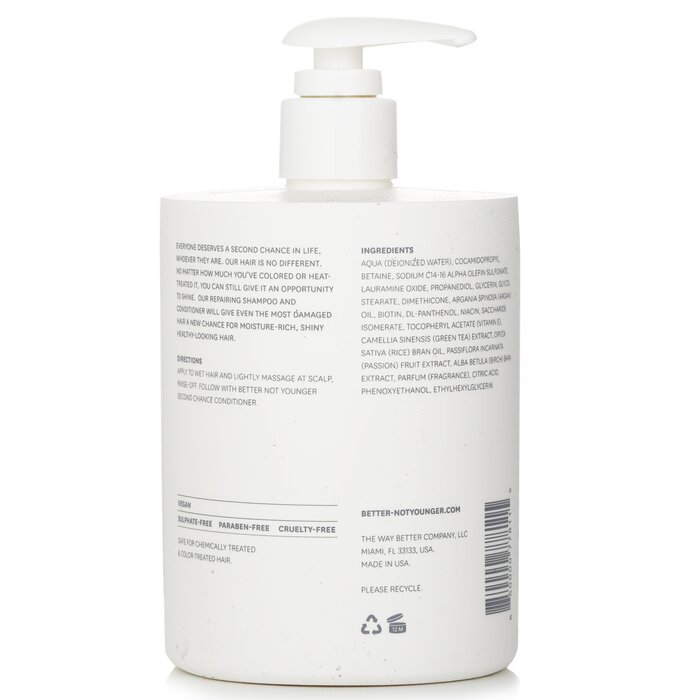 Better Not Younger Second Chance Repairing Shampoo For Dry Or Damaged Hair 473ml/16ozProduct Thumbnail