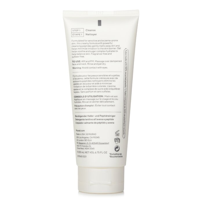 Murad Soothing Oat and Peptide Cleanser 200ml/6.75ozProduct Thumbnail