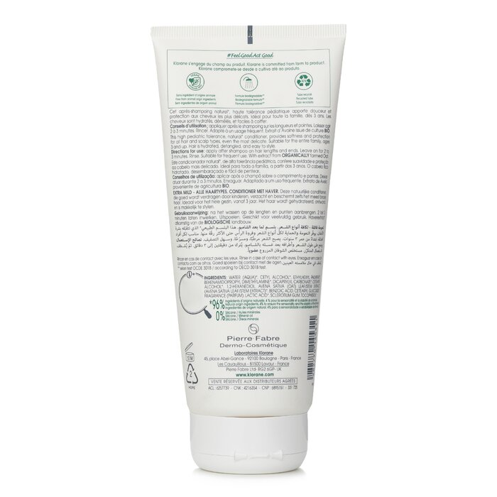 Klorane Conditioner With Oat (Ultra Gentle All Hair Types) 200ml/6.7ozProduct Thumbnail