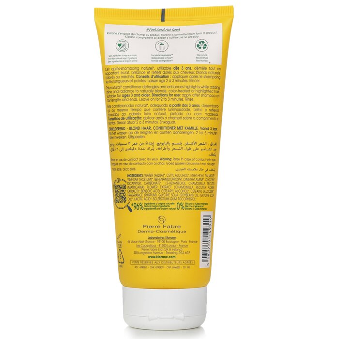Klorane 蔻羅蘭  洋甘菊護髮素（提亮金髮） 200ml/6.7ozProduct Thumbnail