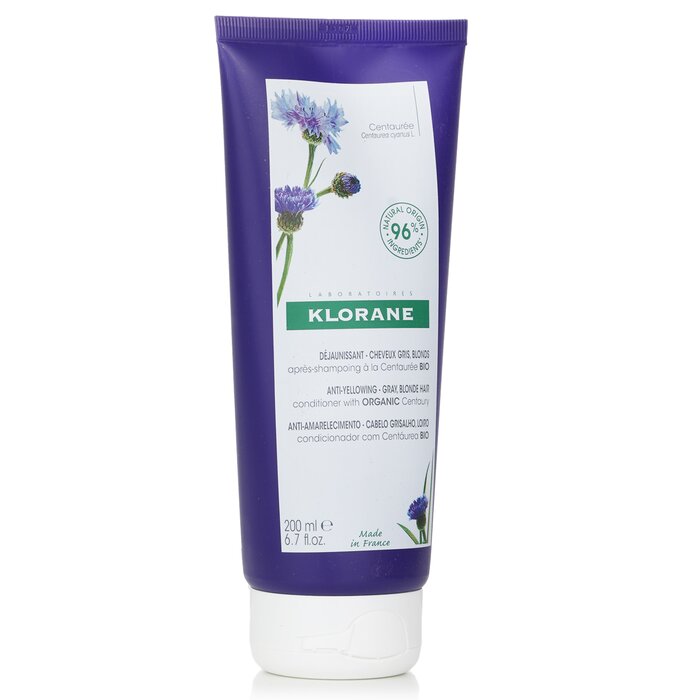 Klorane Conditioner With Organic Centaury (Anti Yellowing Gray Blonde Hair) 200ml/6.7ozProduct Thumbnail