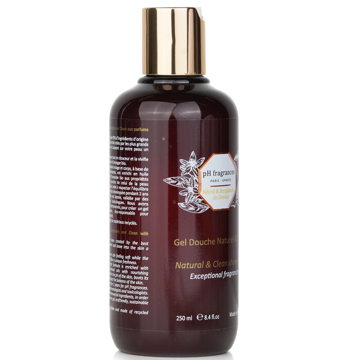 pH fragrances Natural & Clean Shower Gel 250ml/8.4ozProduct Thumbnail