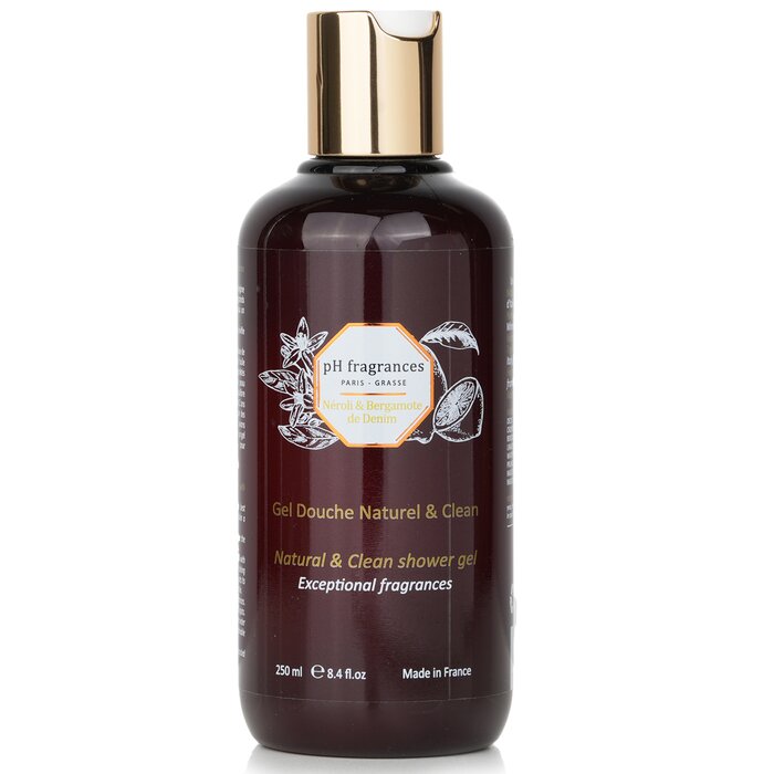 pH fragrances Natural & Clean Shower Gel 250ml/8.4ozProduct Thumbnail