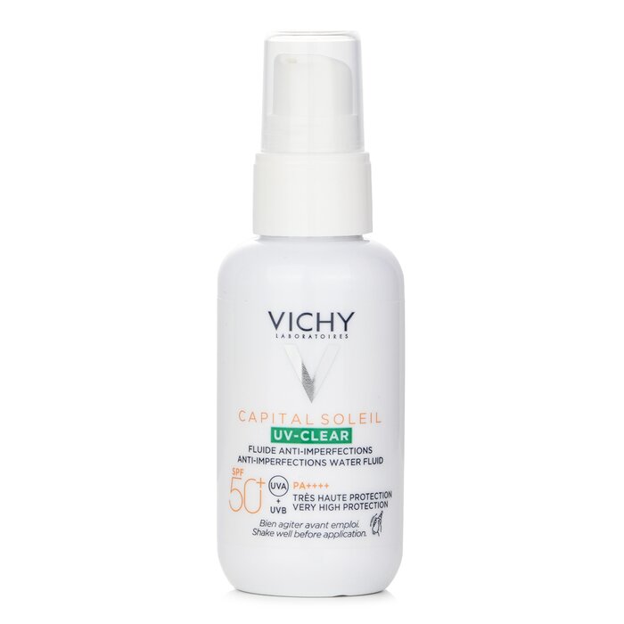 Vichy Capital Soleil UV Clear Anti Imperfections Water Fluid SPF 50 (For All Skin Types) 40mlProduct Thumbnail