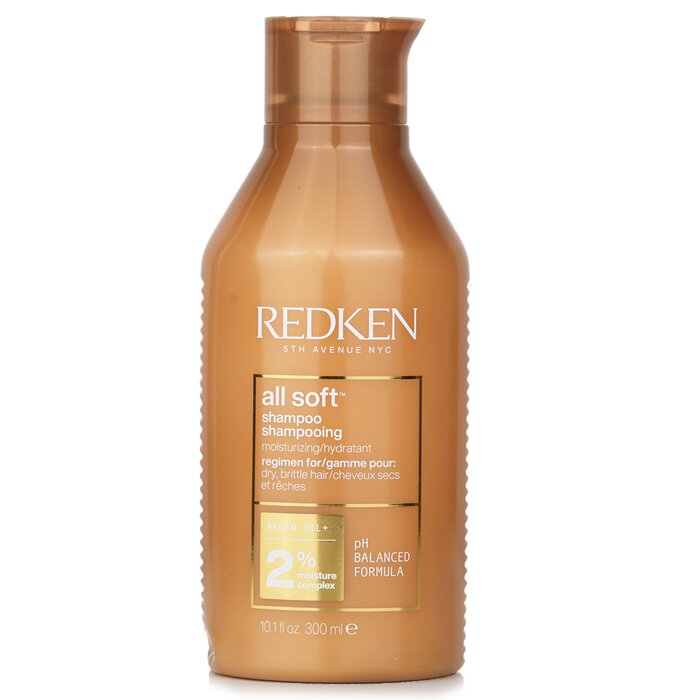 Redken All Soft Shampoo (For Dry Brittle Hair) 300ml/10.01ozProduct Thumbnail