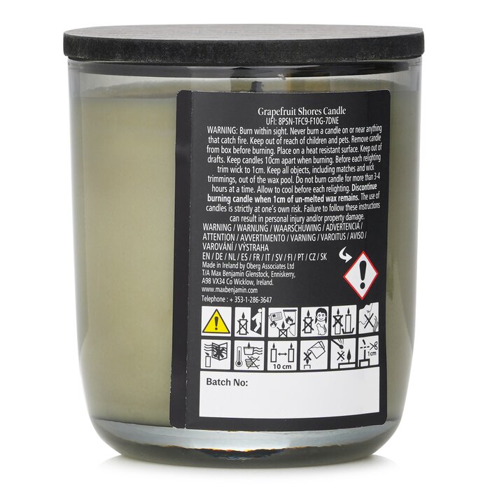 Max Benjamin Natural Wax Candle - Grapefruit Shores 210g/7.4ozProduct Thumbnail
