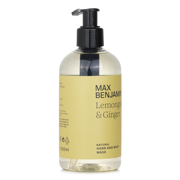 Max Benjamin Natural Hand & Body Wash - Lemongrass & Ginger 300mlProduct Thumbnail