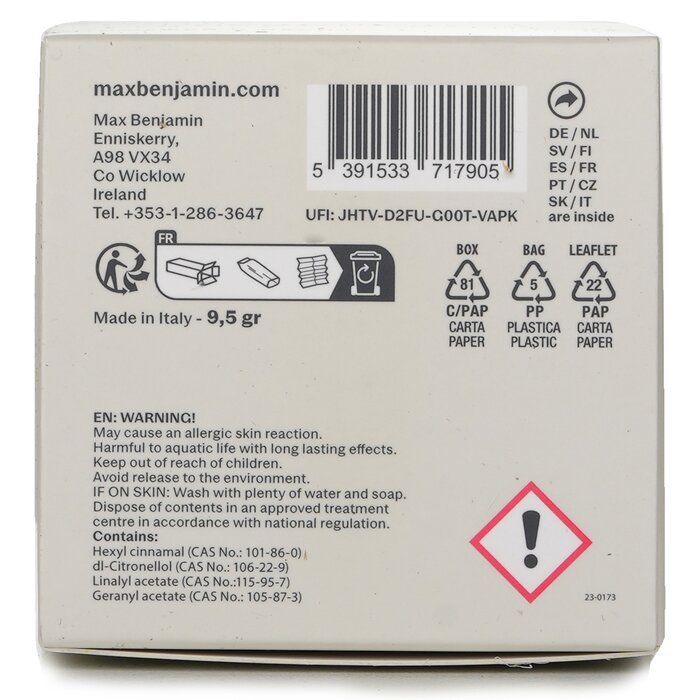 Max Benjamin Car Fragrance - White Pomegranate 1pcProduct Thumbnail