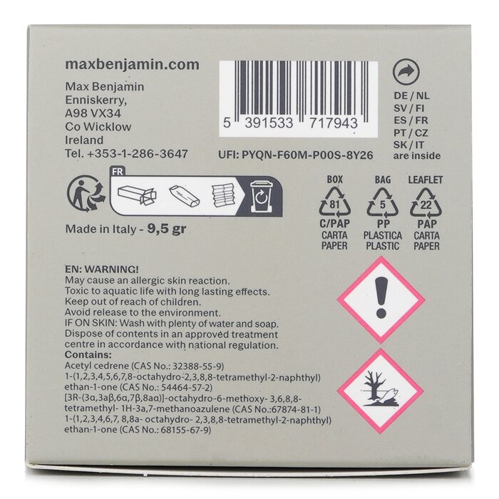 Max Benjamin Car Fragrance - Italian Apothecary 717943 1pcProduct Thumbnail