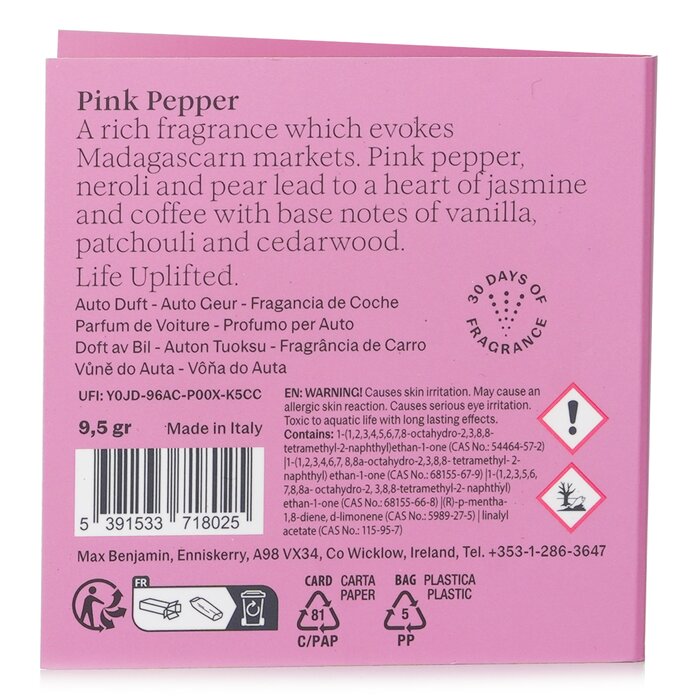 Max Benjamin Car Fragrance Refill - Pink Pepper 1pcProduct Thumbnail