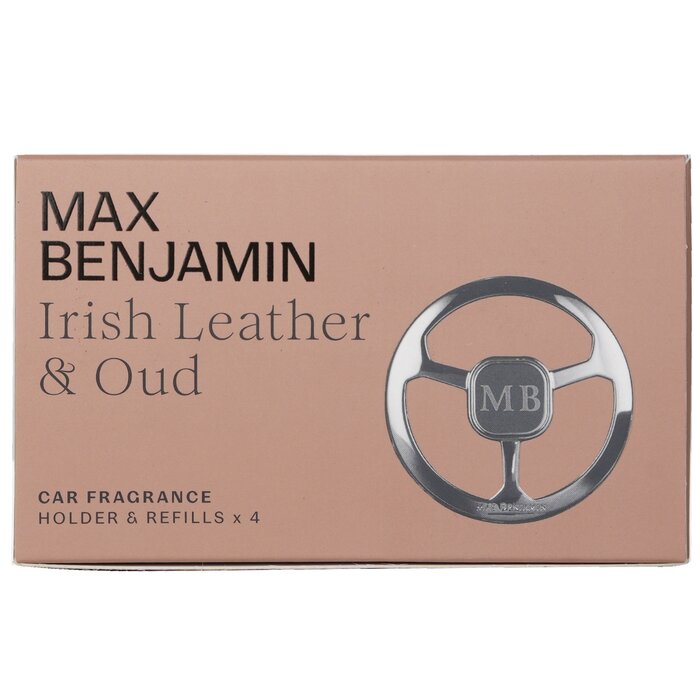 Max Benjamin Car Fragrance Gift Set - Irish Leather & Oud 4pcsProduct Thumbnail