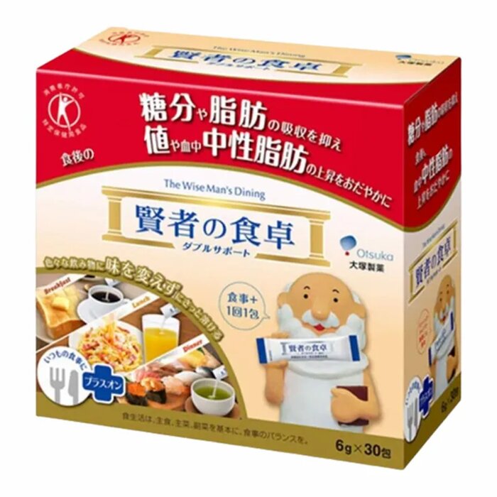 OTSUKA 大塚製藥 賢者之食卓-膳食纖維 (賢者卓食 阻澱粉 隔油份) 6克 x 30 包Product Thumbnail
