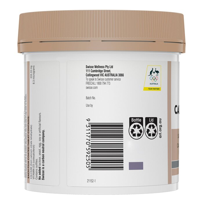 Swisse Ultiboost Calcium + Vitamin D 150 Tablets [Parallel Import] 150 TabletsProduct Thumbnail