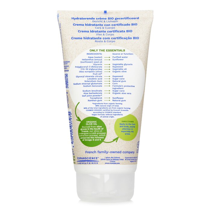 Mustela Organic Hydrating Face And Body Cream with Olive Oil (Fragrance Free) 150ml/5ozProduct Thumbnail