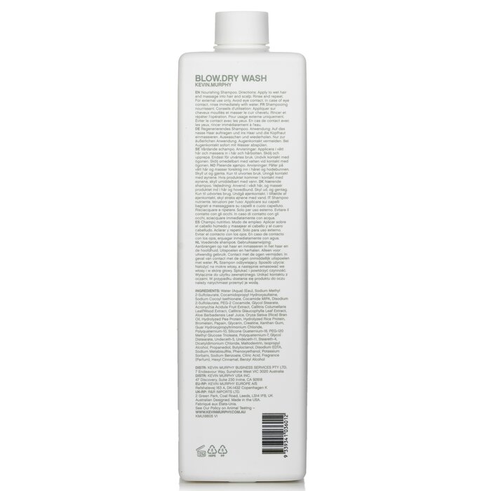 Kevin.Murphy Blow.Dry Wash (Nourishing And Repairing Shampoo) 1000ml/33.8ozProduct Thumbnail