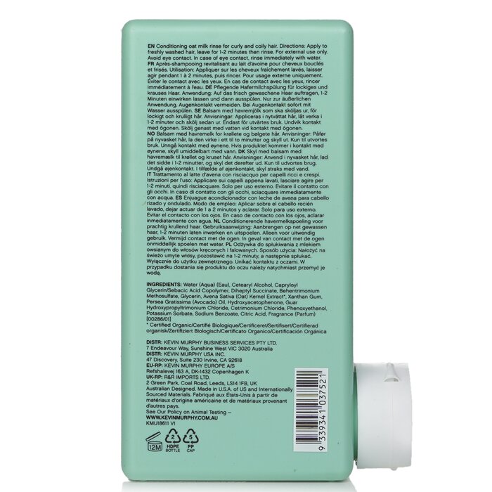 Kevin.Murphy Killer.Curls Rinse (Nourishing Curl Oat Milk Conditioner) 250ml/8.4ozProduct Thumbnail