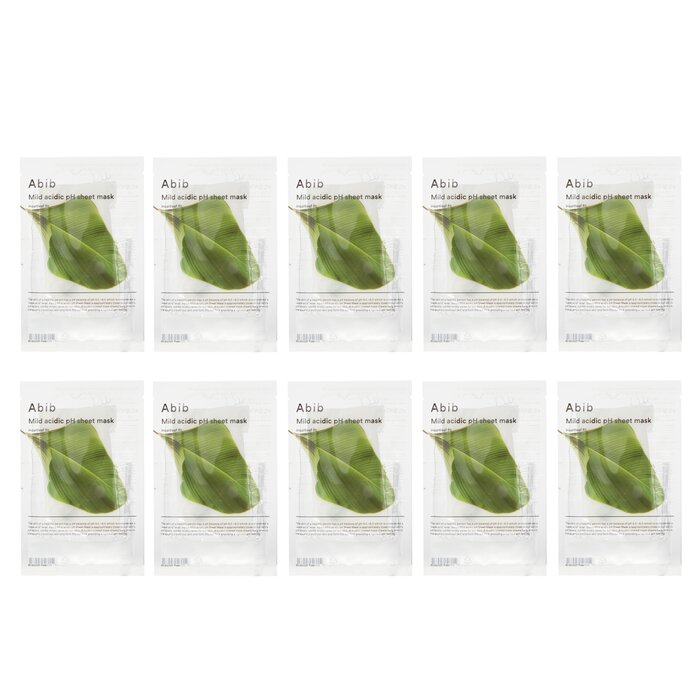 Abib Mild Acidic pH Sheet Mask Heartleaf Fit 30mlx10pcsProduct Thumbnail