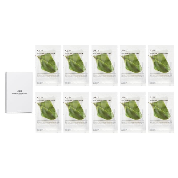 Abib Mild Acidic pH Sheet Mask Heartleaf Fit 30mlx10pcsProduct Thumbnail