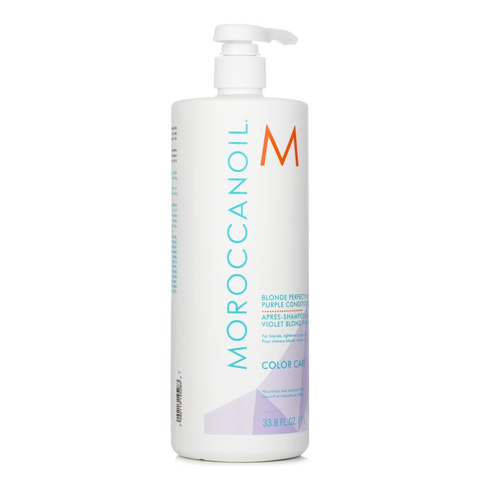 Moroccanoil Blonde Perfecting Purple Conditioner (For Blonde, Lightened Or Grey Hair) 1000ml/33.8ozProduct Thumbnail