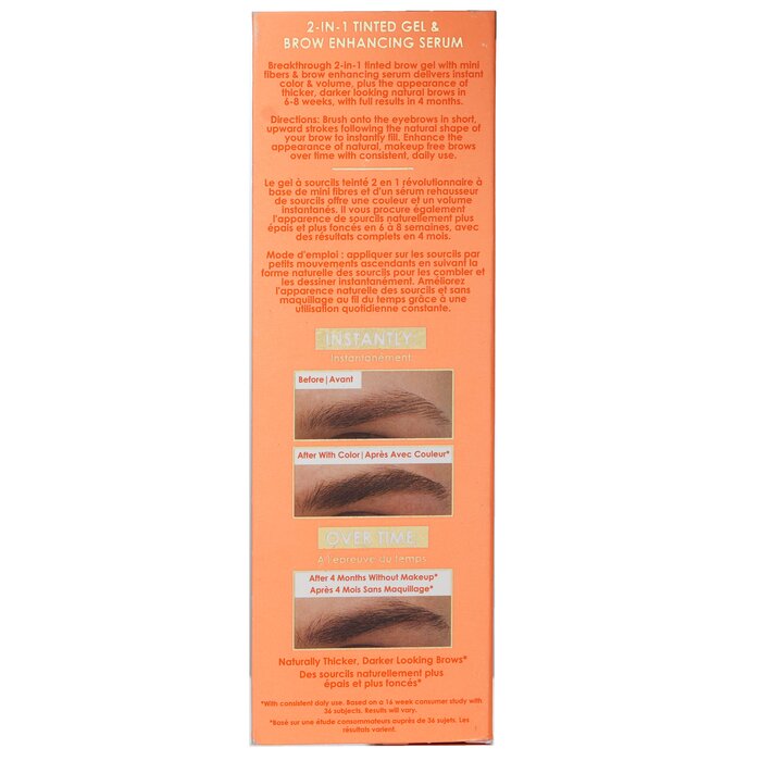 Grande Cosmetics (GrandeLash) GrandeBROW 2 in 1 Tinted Brow Gel + Brow Enhancing Serum 3.5ml/0.12ozProduct Thumbnail