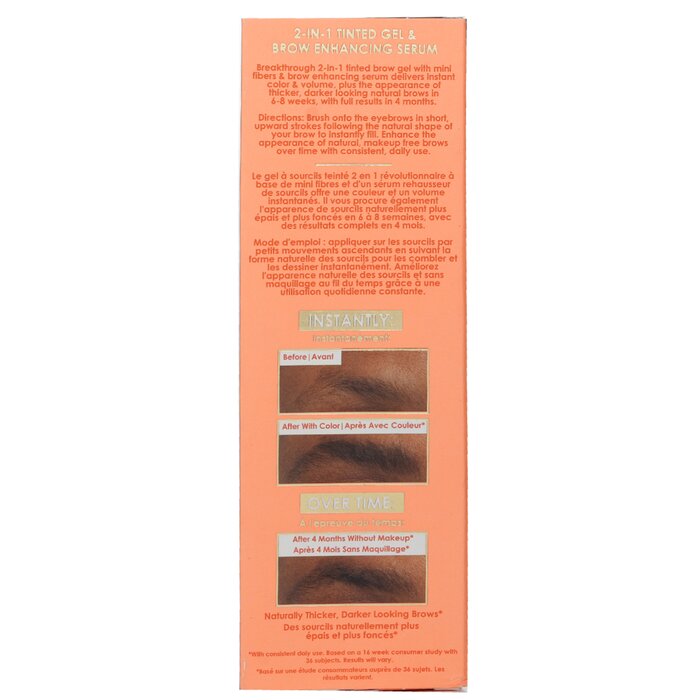 Grande Cosmetics (GrandeLash) GrandeBROW 2 in 1 Tinted Brow Gel + Brow Enhancing Serum 3.5ml/0.12ozProduct Thumbnail