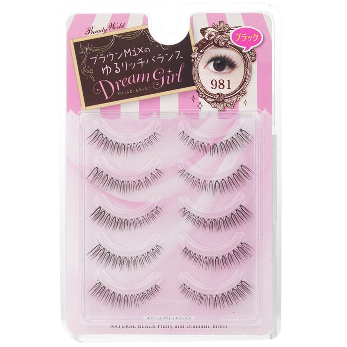 Beauty World Dream Girl Nylon Eyelash 5pairsProduct Thumbnail